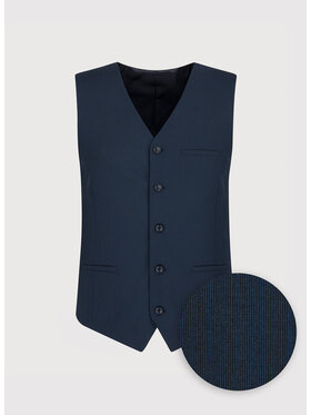 Pako Lorente Pako Lorente Kamizelka P22WF-8G-004 Granatowy Slim Fit