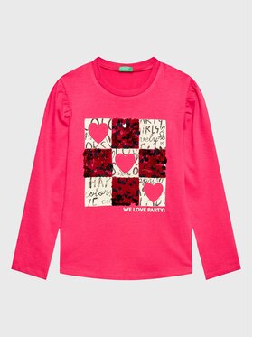 United Colors Of Benetton United Colors Of Benetton Блузка 3YN4C108T Рожевий Regular Fit