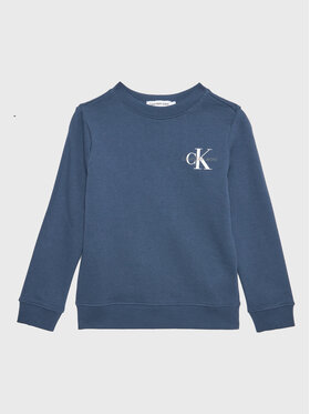 Calvin Klein Jeans Calvin Klein Jeans Mikina Monogram IU0IU00397 Tmavomodrá Regular Fit