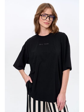blue shadow blue shadow T-Shirt Love Inside Czarny Regular Fit