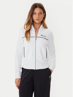 Guess Jeans Guess Jeans Bluză W5YQ17 K68I4 Alb Regular Fit