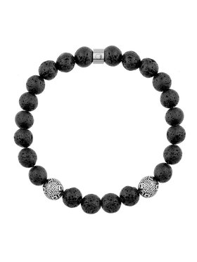 Manoki Manoki Bransoletka BA1116B Czarny