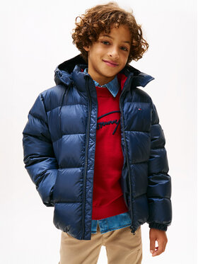 Tommy Hilfiger Tommy Hilfiger Daunenjacke Essential KB0KB10091 D Dunkelblau Regular Fit