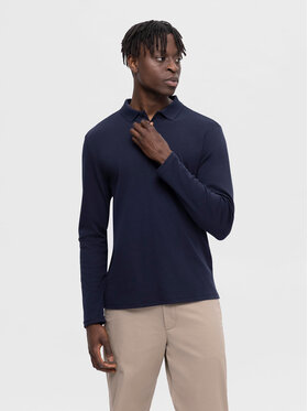 Selected Homme Selected Homme Polo marškinėliai 16090424 Tamsiai mėlyna Slim Fit