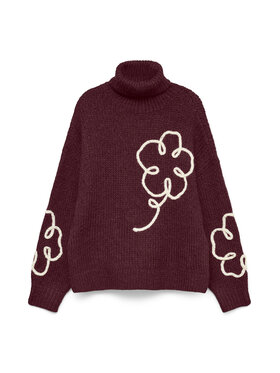 Vero Moda Vero Moda Krekls ar augstu apkakli Fatima 10335036 Violets Regular Fit