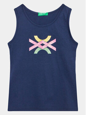 United Colors Of Benetton United Colors Of Benetton Top 3I1XCH012 Dunkelblau Regular Fit