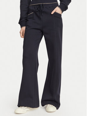 Guess Guess Spodnji del trenirke W6YB31 K5319 Mornarsko modra Wide Leg