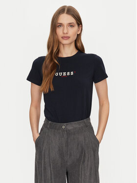 Guess Jeans Guess Jeans Póló W5RI54 J1314 Sötétkék Regular Fit