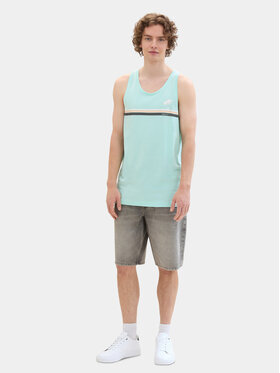 Tom Tailor Denim Tank Top 1042073 Plava Regular Fit