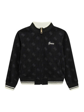 Guess Guess Džemperis ar kapuci J5BQ23 K1902 Melns Relaxed Fit