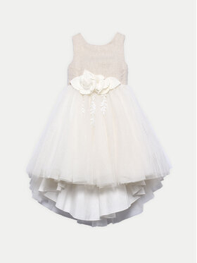 Abel & Lula Abel & Lula Елегантна рокля 5032 Бежов Regular Fit