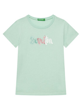 United Colors Of Benetton United Colors Of Benetton T-shirt 3I1XC10MZ Verde Regular Fit