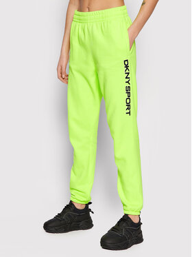 DKNY Sport DKNY Sport Donji dio trenerke DP1P2823 Zelena Regular Fit