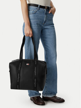 Tommy Jeans Tommy Jeans Τσάντα Tjw Daily Elevated Tote AW0AW19046 Μαύρο