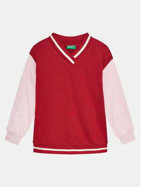 United Colors Of Benetton United Colors Of Benetton Felpa 32N4C400A Rosso Regular Fit