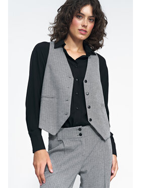 NIFE NIFE Kamizelka garniturowa KA04 Szary Classic Fit