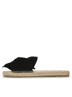 Manebi Espadrile Sandals With Knot K 1.0 JK Črna