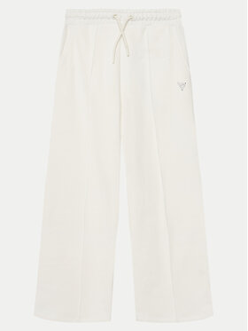 Guess Guess Долнище анцуг J5GQ11 KCRP0 Бял Relaxed Fit