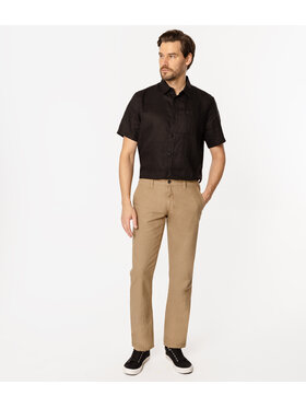 Lee Cooper Lee Cooper Spodnie materiałowe GALATA 3600 Khaki Comfort Fit