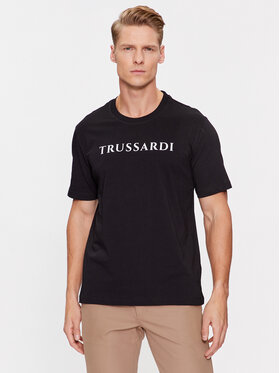 Trussardi Trussardi Póló 52T00768 Fekete Regular Fit