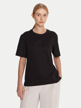 BOSS BOSS Tricou Elpha 50551443 Negru Regular Fit