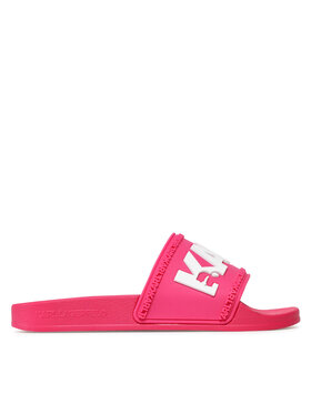 KARL LAGERFELD KARL LAGERFELD Šľapky Karl Logo Slide KL80904 Ružová