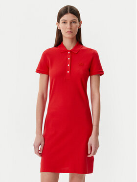 Lacoste Lacoste Rochie de zi EF5473 Roșu Slim Fit