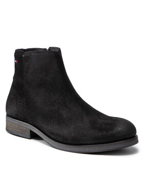 Tommy Jeans Tommy Jeans Csizma Classic Suede Chelsea Boot EM0EM00835 Fekete