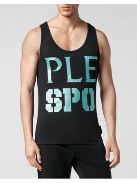 Plein Sport Plein Sport Tank top 21573 Czarny Regular Fit