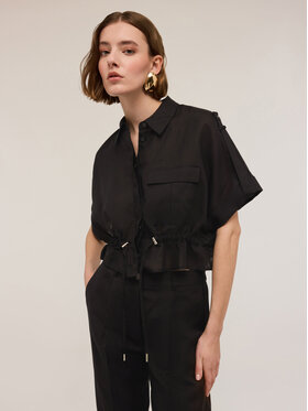 Motivi Motivi Koszula 5224W000477N033 Czarny Regular Fit