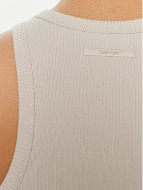 Calvin Klein Top K20K206554 Bež Slim Fit