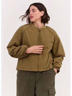 Fiorella Rubino Fiorella Rubino Płaszcz zimowy R006T001329N015 Zielony Boxy Fit