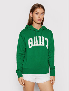 Gant Gant Bluză Md.Fall 4200635 Verde Regular Fit