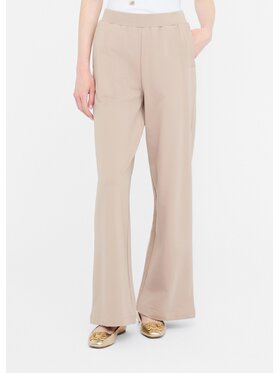 Liu Jo Liu Jo Spodnie materiałowe TF5098FS09060906 Beżowy Regular Fit