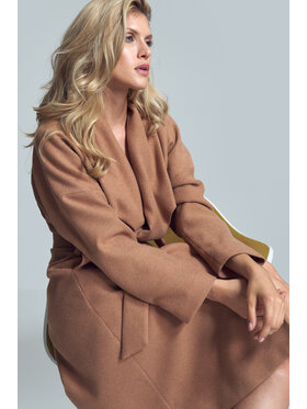FIGL FIGLFIGL Cappotto M713 Beige Regular Fit