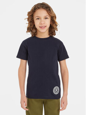 Tommy Hilfiger Tommy Hilfiger T-Shirt KB0KB08544 Granatowy Regular Fit