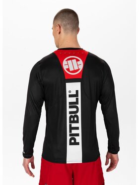 PITBULL PITBULL Koszulka techniczna Hilltop Sports Czarny Regular Fit