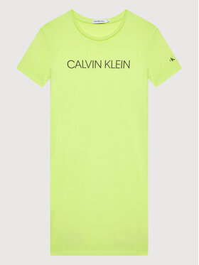 Calvin Klein Jeans Calvin Klein Jeans Haljina za svaki dan IG0IG01417 Žuta Regular Fit