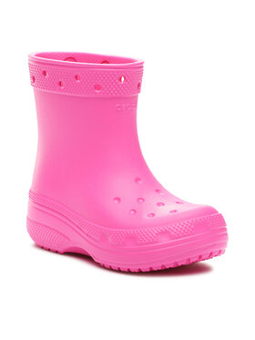 Crocs Gumijasti škornji Crocs Classic Boot Kids 208544 Roza