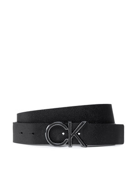 Calvin Klein Calvin Klein Ζώνη Ανδρική Adj Ck Leather Inlay Scotch 35mm K50K507847 Μαύρο