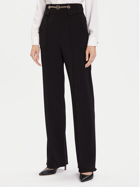 Rinascimento Rinascimento Pantaloni din material CFC0126219003 Negru Regular Fit