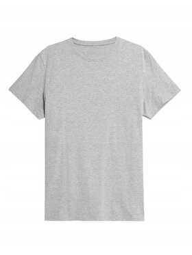 4F 4F T-Shirt TTSHM536 Szary Comfortable Fit