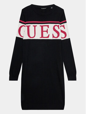 Guess Guess Kötött ruha J3BK16 Z38B0 Fekete Regular Fit