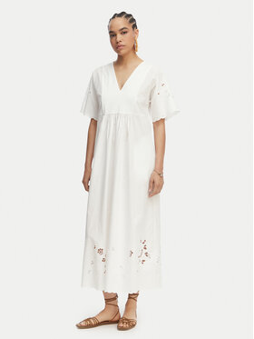 Weekend Max Mara Weekend Max Mara Rochie de zi Tartufo 2615621092 Alb Relaxed Fit