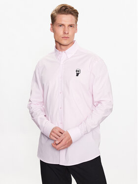 KARL LAGERFELD KARL LAGERFELD Marškiniai 605911 532600 Rožinė Regular Fit