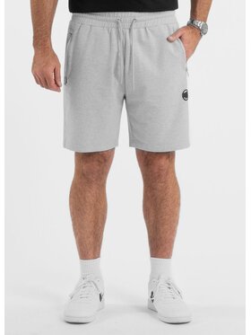 PITBULL PITBULL Szorty materiałowe Szorty dresowe męskie NUGGET XL Szary Regular Fit