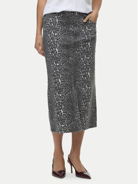 Vero Moda Vero Moda Spódnica jeansowa Veri 10336316 Szary Regular Fit
