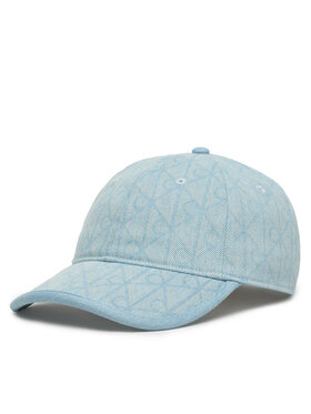 Calvin Klein Calvin Klein Baseball sapka Denim Emblem Burnout LV04F5042G Kék