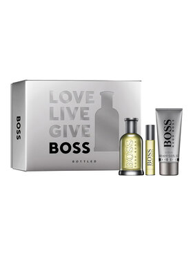 HUGO BOSS HUGO BOSS Boss Bottled zestaw - woda toaletowa 100 ml + woda toaletowa 10 ml + żel pod prysznic 100 ml Zestaw zapachowy