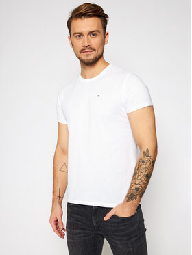 Tommy Jeans Tommy Jeans T-särk DM0DM04411 Valge Regular Fit
